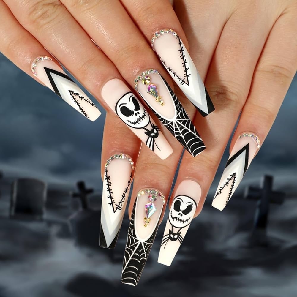 Nightmare Before Christmas Press On Nails